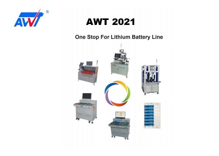 전기적 자동차를 위한 AWT 배터리 조립 라인 / 자동 배터리 생산 라인